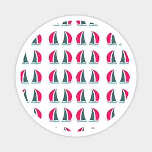 Sailing Cheer Pattern Magnet